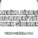 Amerika Birleşik Devletleri'nde Aylık Giderler