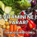 B4 Vitamini Ne İşe Yarar?