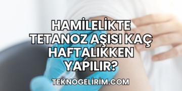 Hamilelikte Tetanoz Aşısı Kaç Haftalıkken Yapılır?