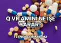 Q Vitamini Ne İşe Yarar?